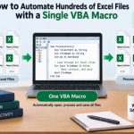 📂 How to Automate Hundreds of Excel Files with a Single VBA Macro