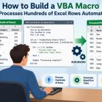 ⚙️ How to Build a VBA Macro That Processes Hundreds of Excel Rows Automatically
