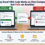 ⚙️ Why Excel VBA Code Works on One Computer but Fails on Another